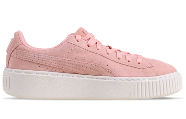 Кеды PUMA Suede Platform Super Jewel (Big Kid) Pink, розовый — фото 2