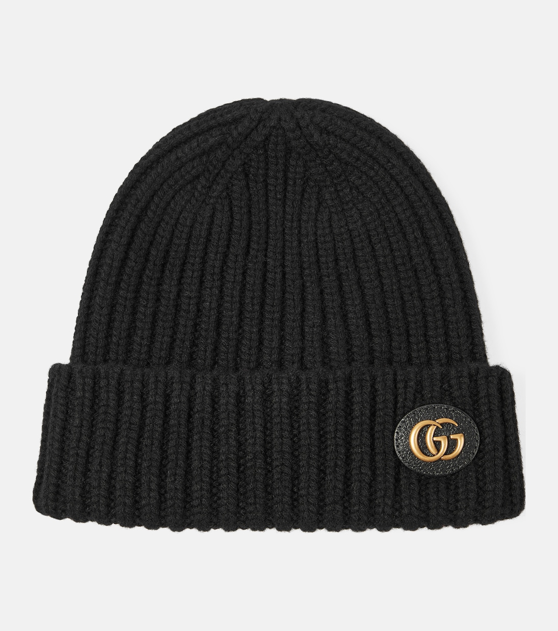 

Двухслойная шапка из шерсти и кашемира Double G Gucci, черный