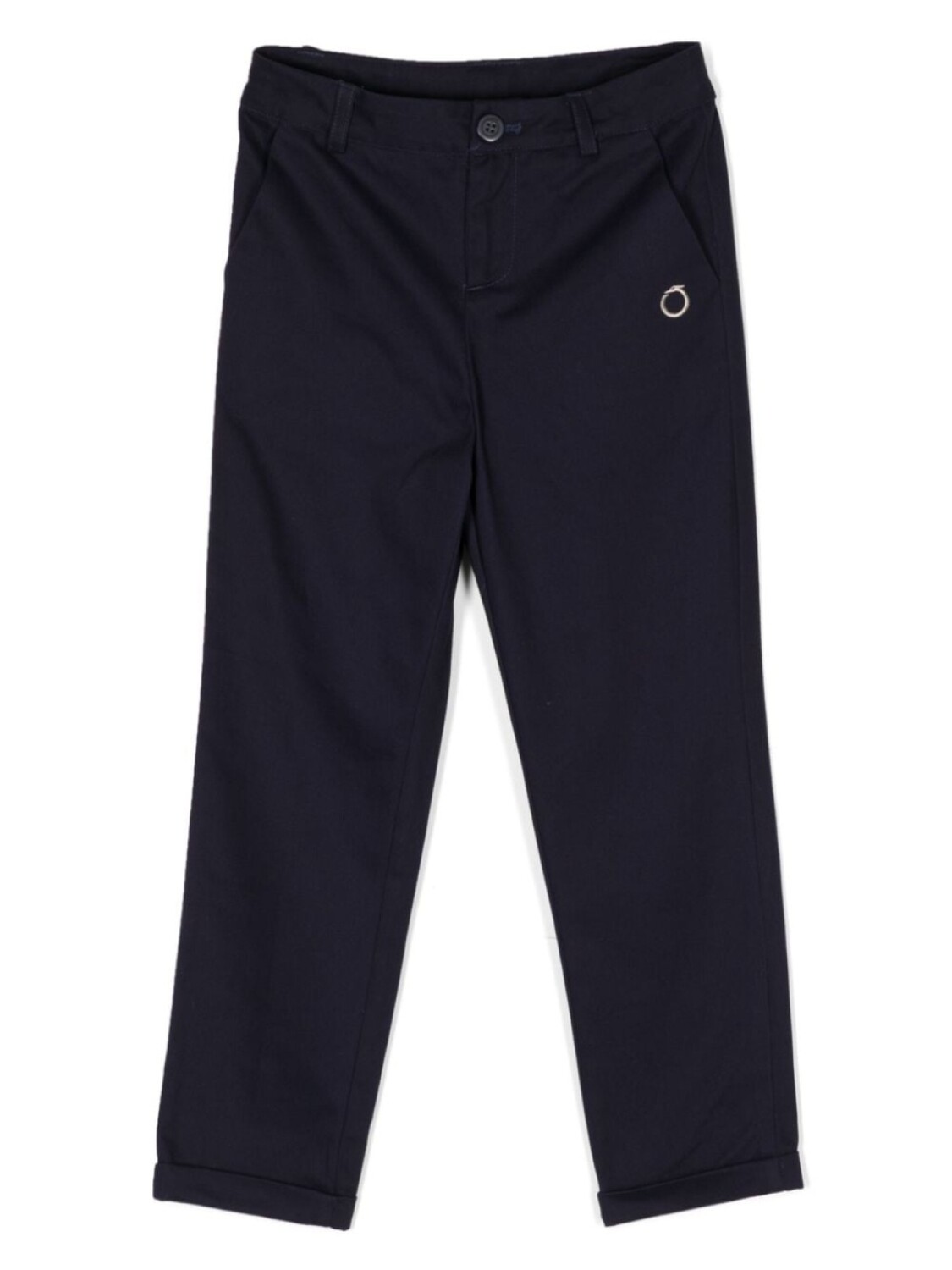 

Брюки с вышитым логотипом TRUSSARDI JUNIOR, синий