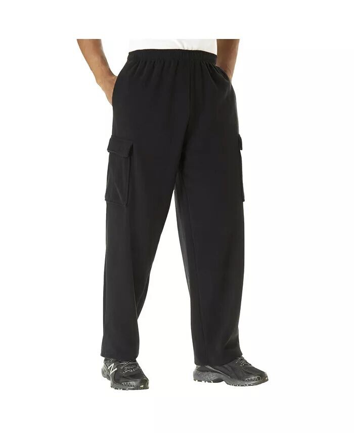 

Брюки-карго Explorer Plush Fleece для мужчин Big & Tall KingSize, черный