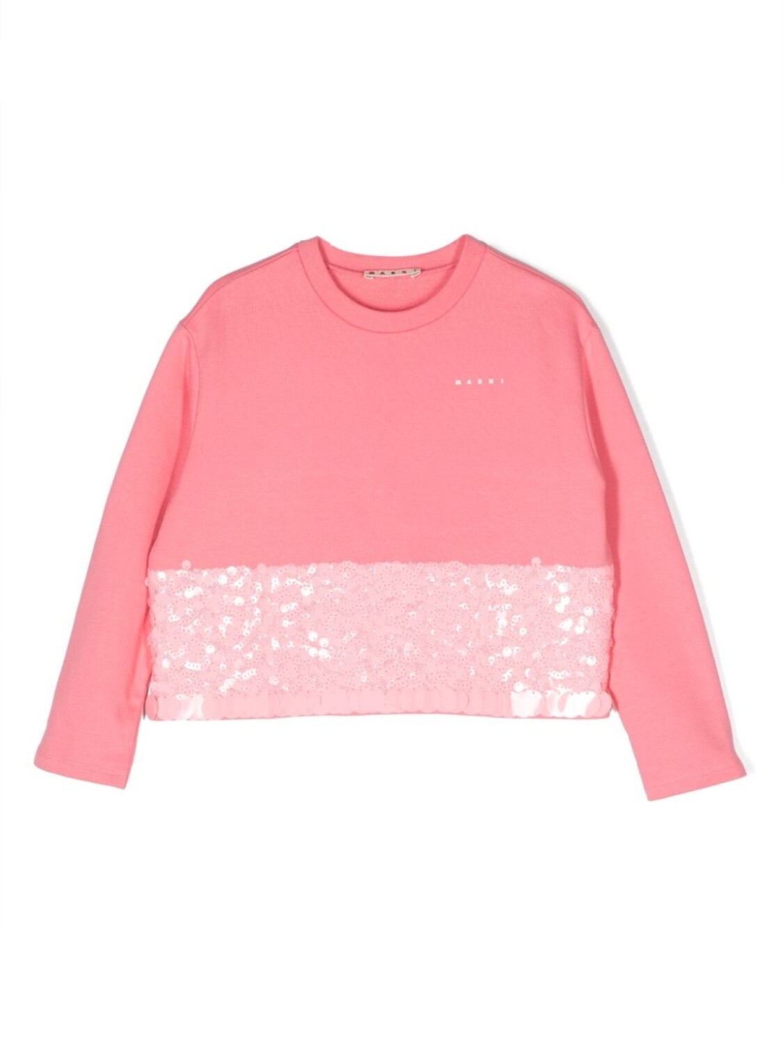 

Marni толстовка с пайетками, розовый