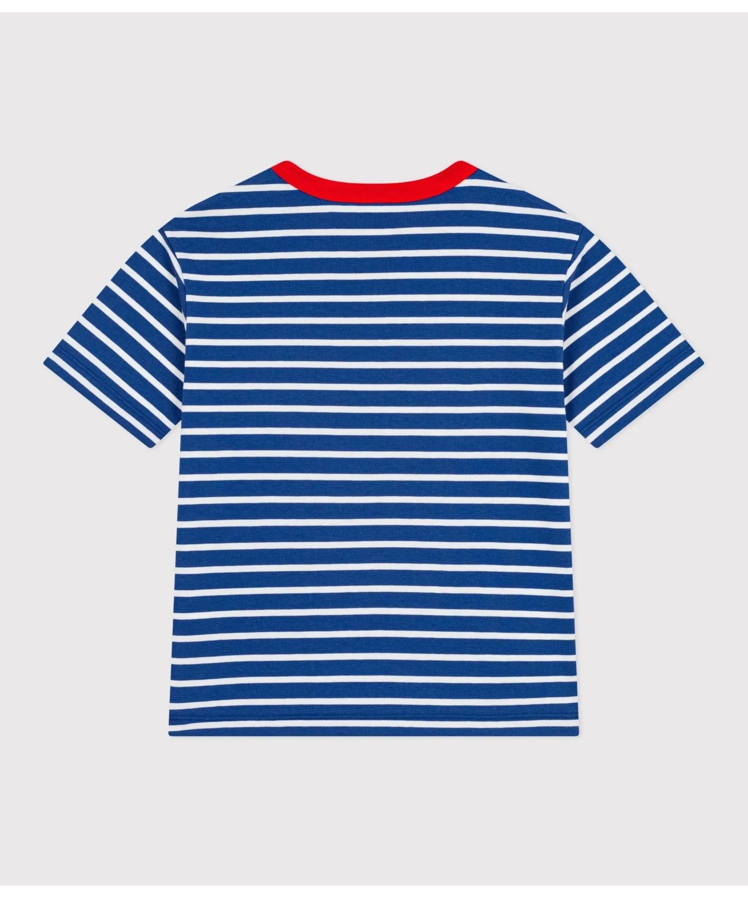 Детская футболка PETIT BATEAU в полоску с коротким рукавом — фото 2