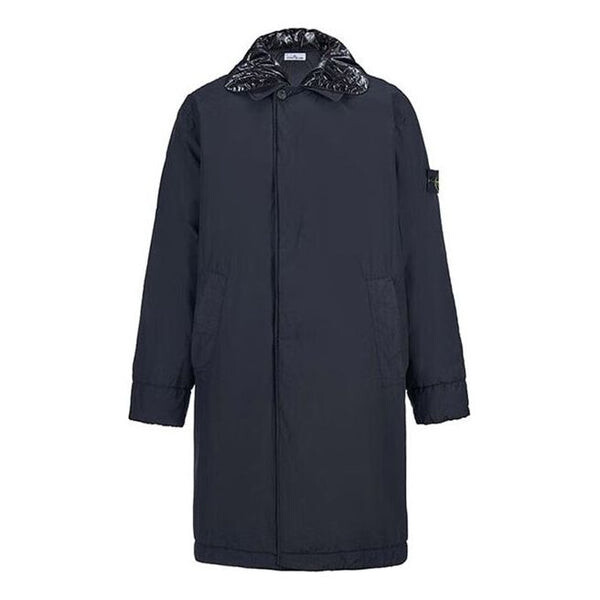 

Куртка naslan down coat 'navy' Stone Island, синий