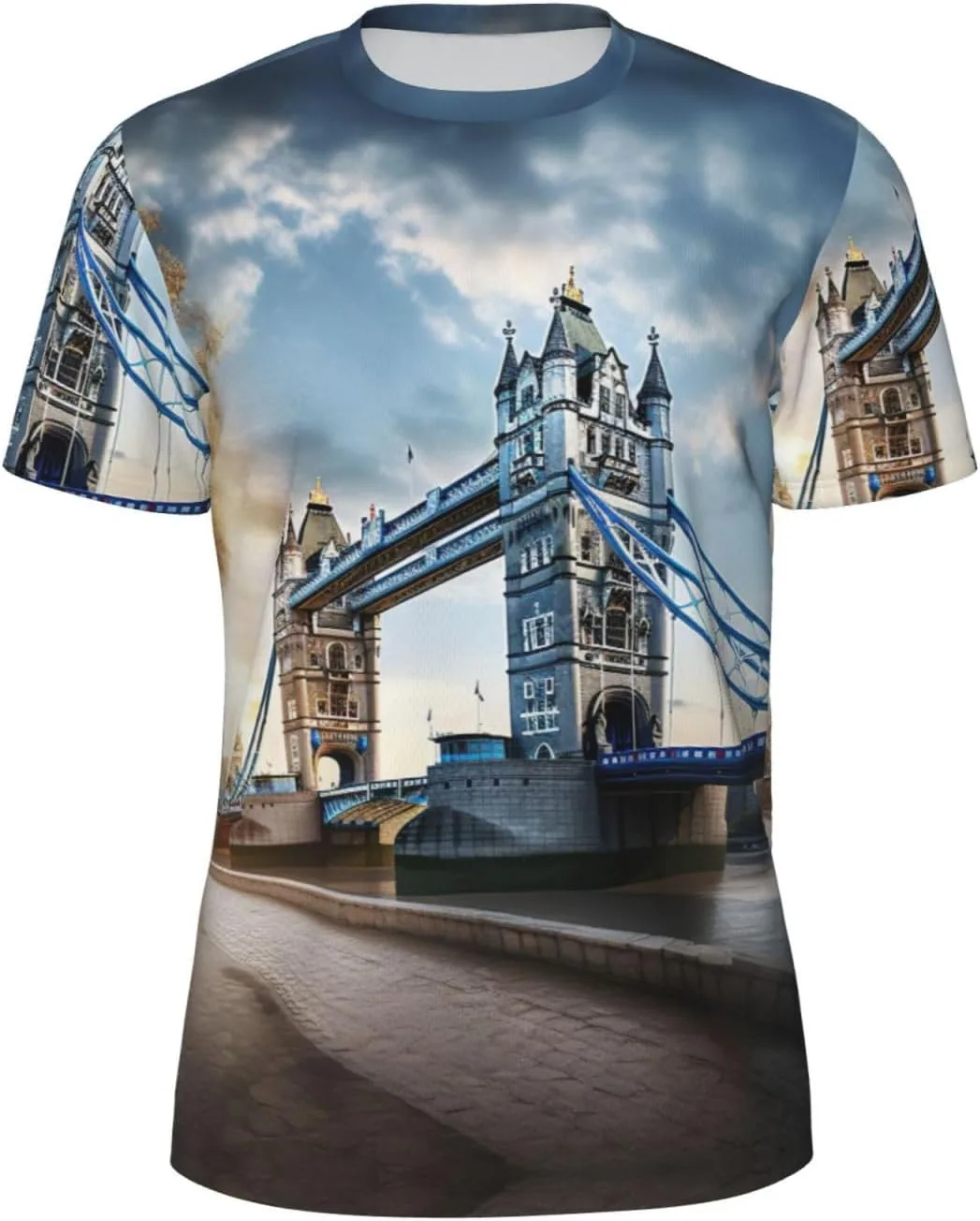 

Футболка с принтом Old Tower Bridge London SDFHU