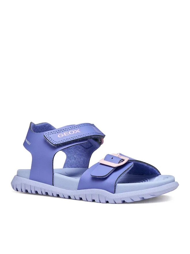 Geox Сандалии J Sandal Fusbetto Gi J35HQA 000BC C8039 S фиолетовые — фото 2