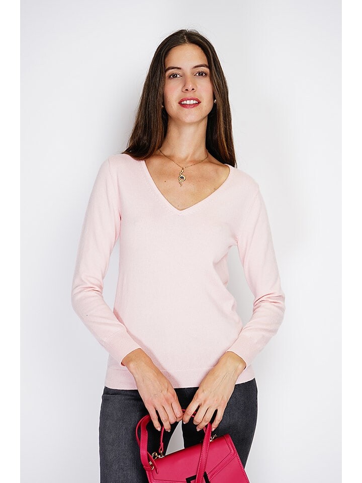

Пуловер William de Faye Pullover, розовый