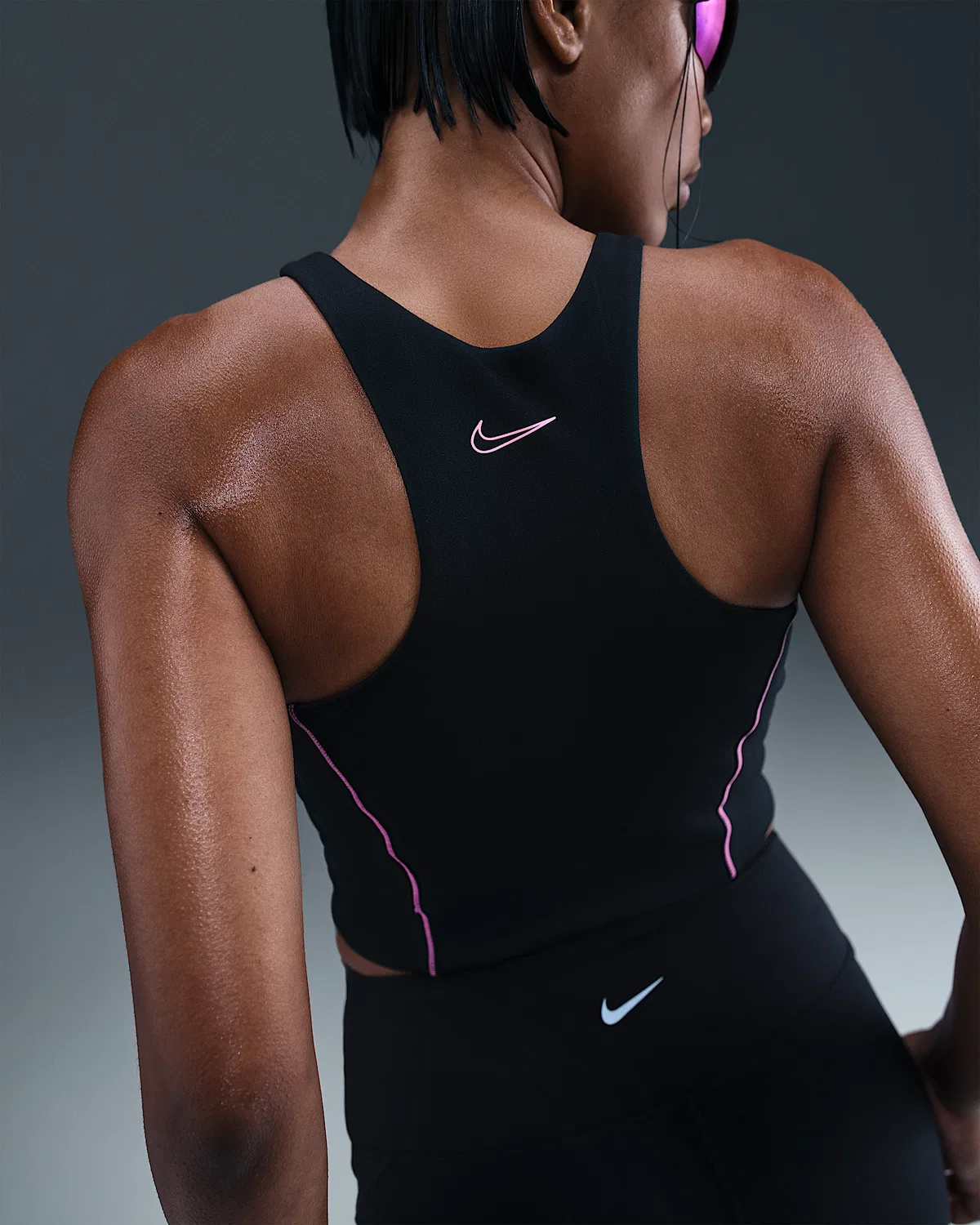 Женский топ-майка Nike One Dri-FIT, Black — фото 2
