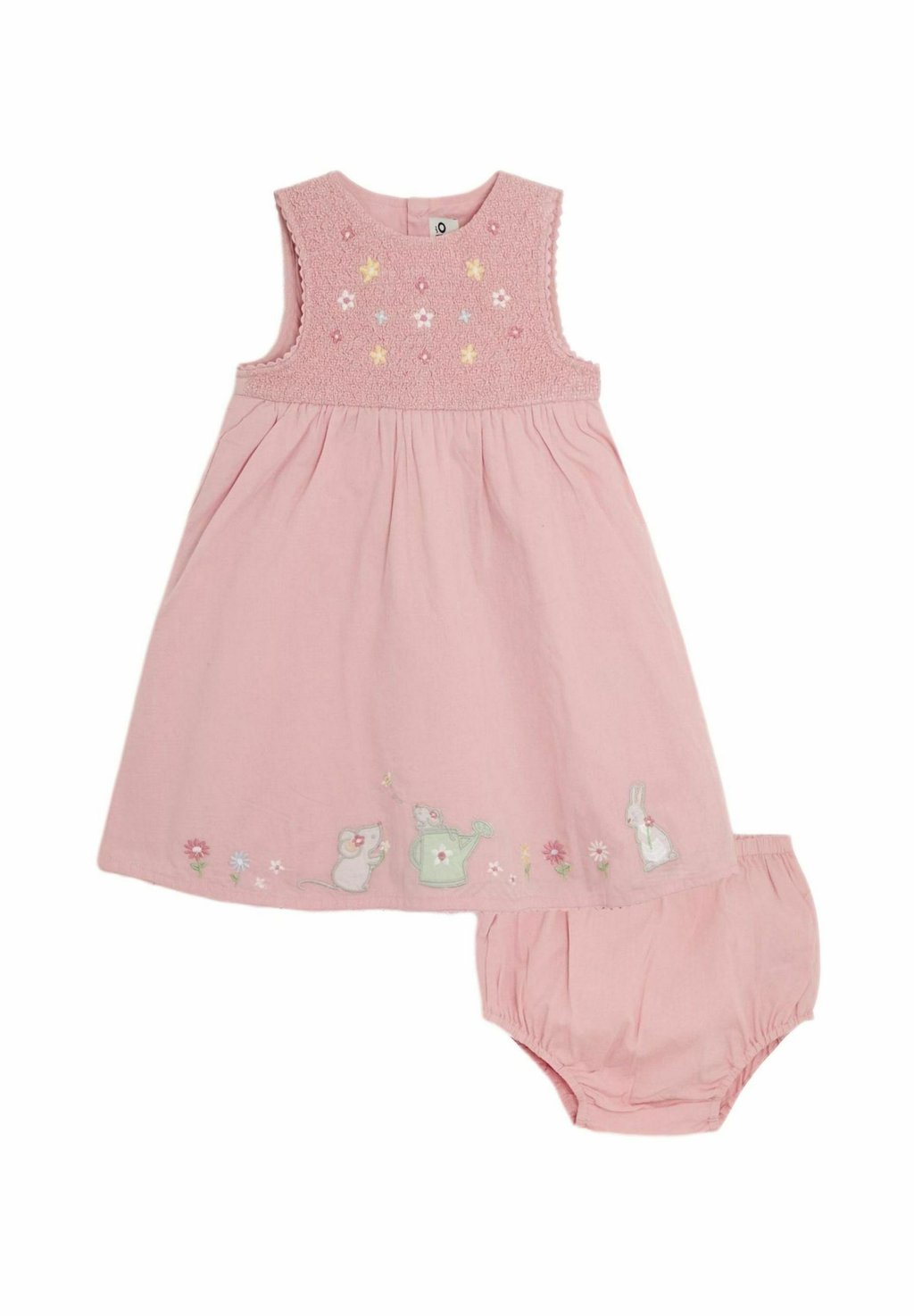 

Повседневное платье REGULAR FIT APPLIQUÉ JoJo Maman Bébé, фуксия