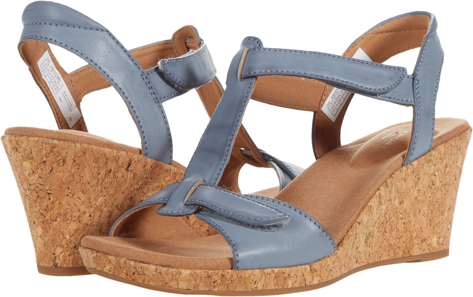 

Туфли Rockport Blanca T Strap, цвет Blue Chambray