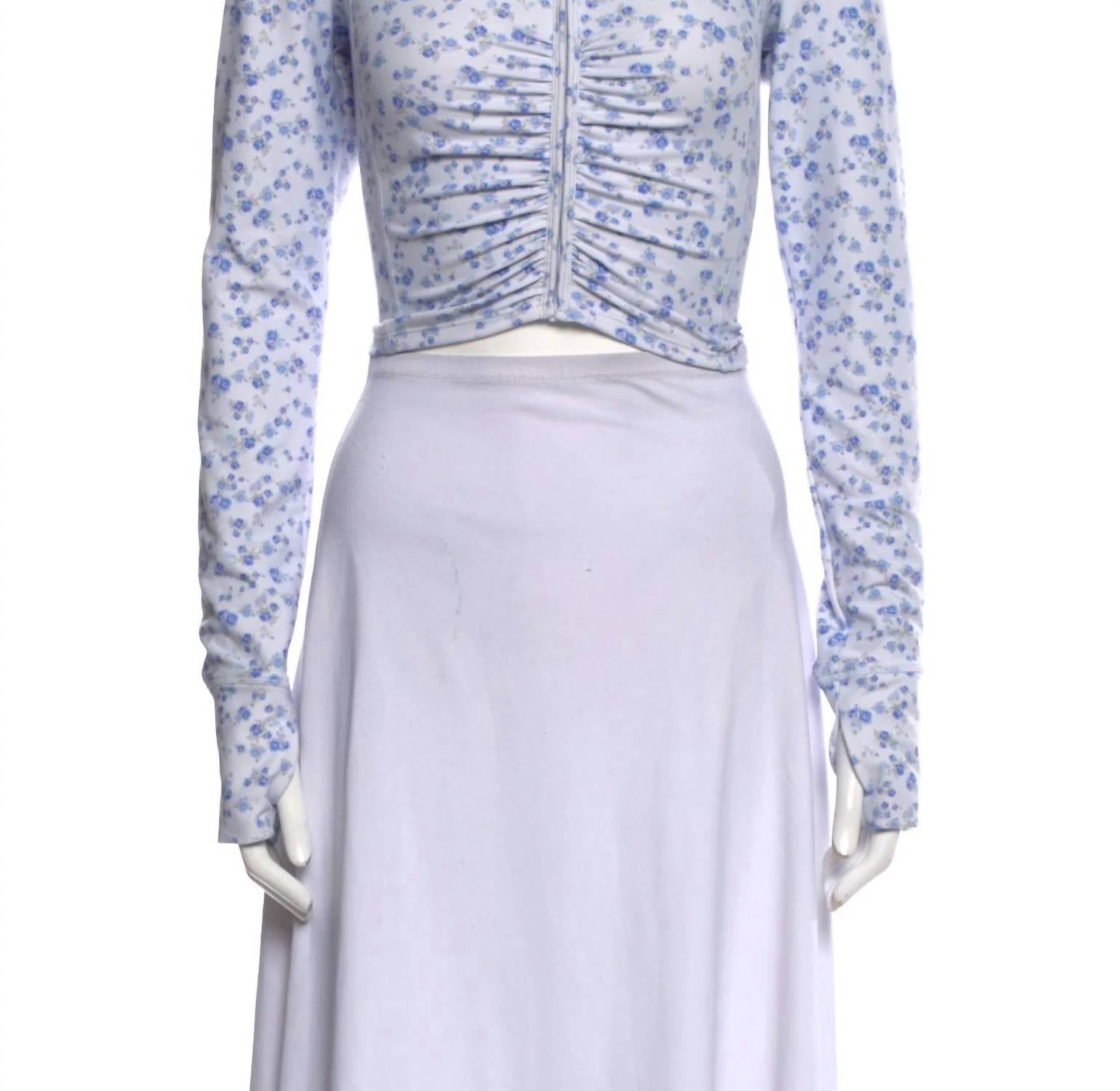

Куртка Sindri синего цвета Side Walk LoveShackFancy