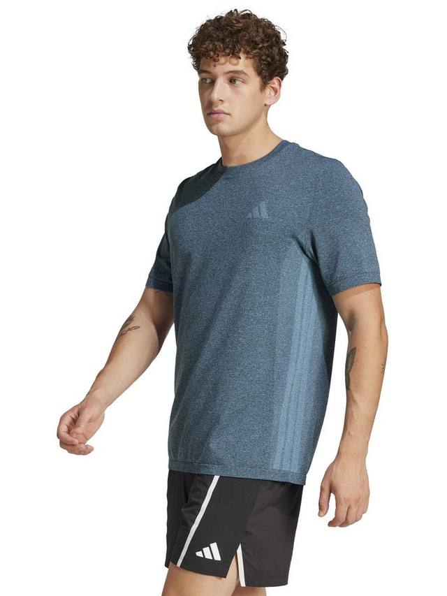 

Футболка train essentials structure adidas, цвет Blue/Grey Six