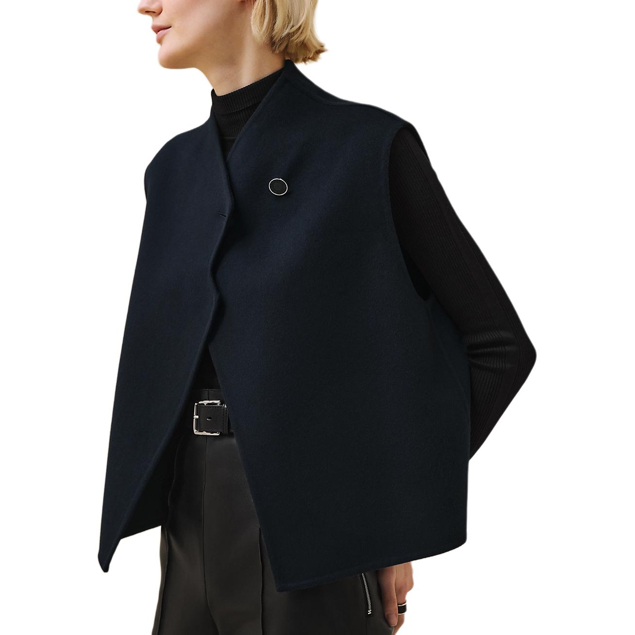 

HERMES Женская жилетка, Black Blue