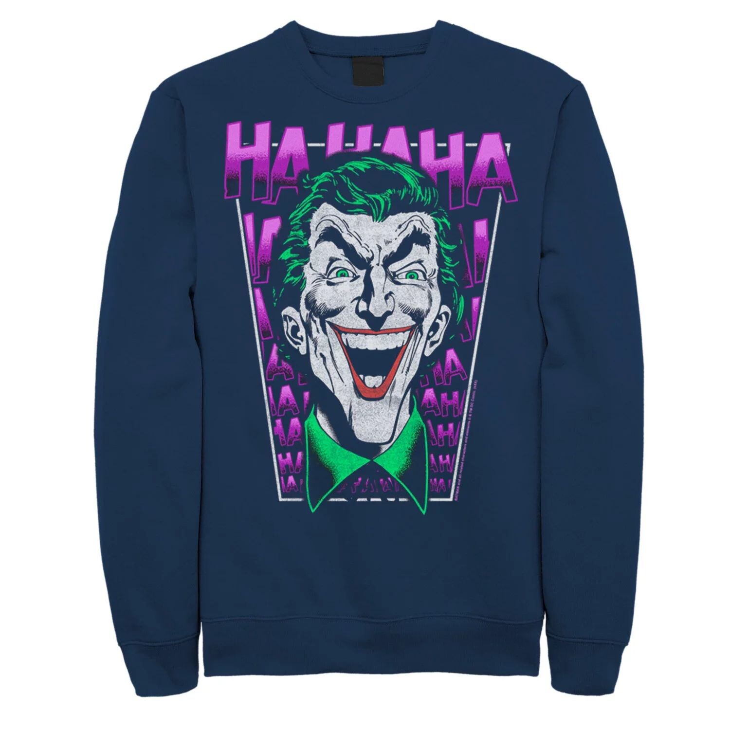 

Мужская толстовка с изображением Batman The Joker Laughing, Blue DC Comics, синий