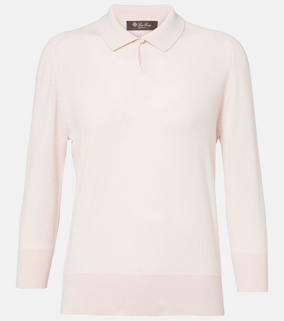 

Нео Пьюма кашемировый поло свитер Loro Piana, Soft Pinkish