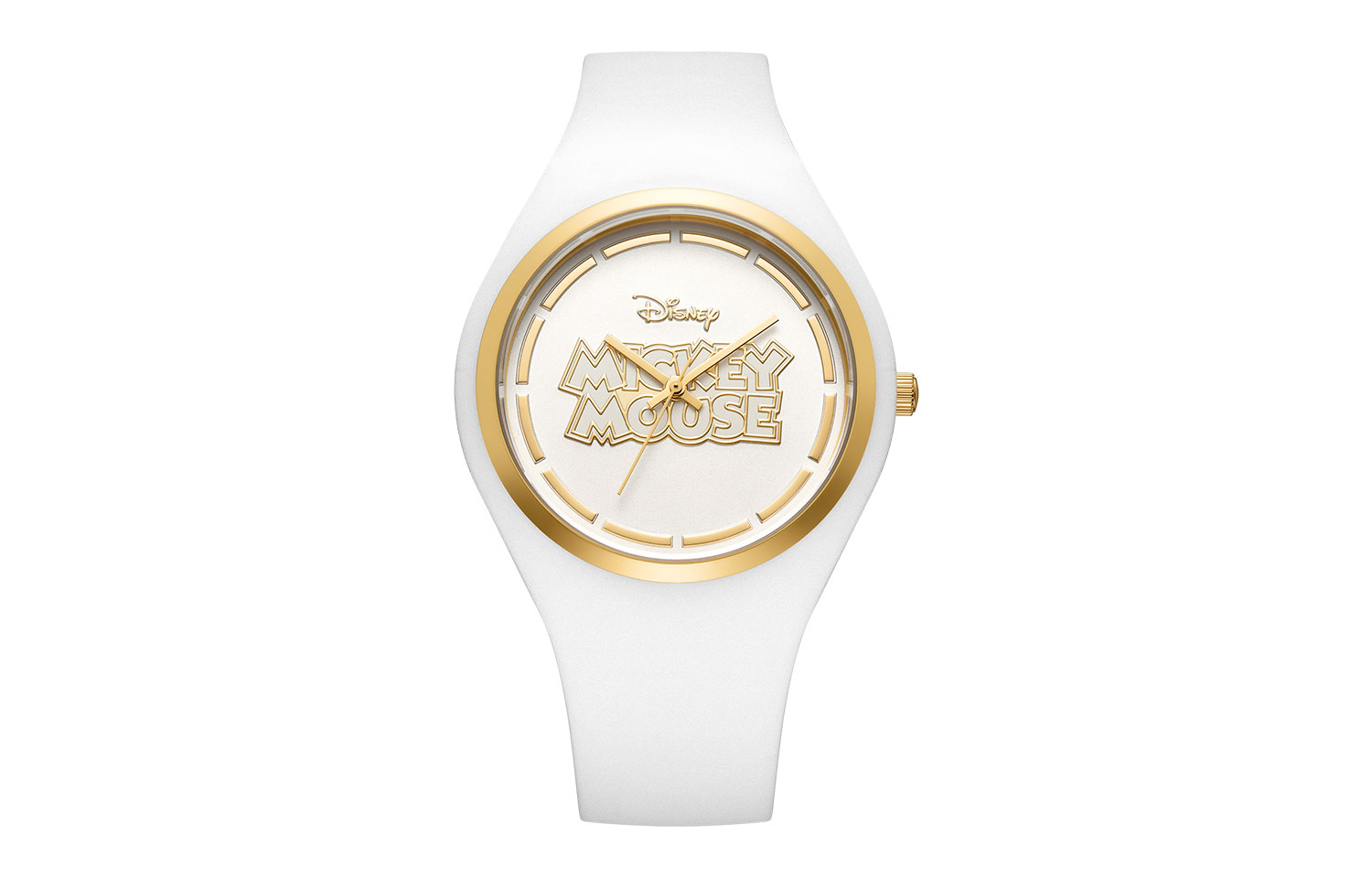 

Disney Часы Mickey Series Quartz Movement Silicone Strap Watch Unisex White Dial