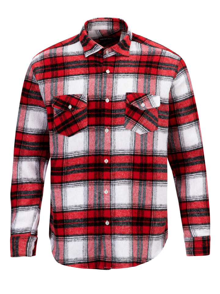 

Рубашка RESLAD Hemd Heavy Flanell, цвет rot-schwarz