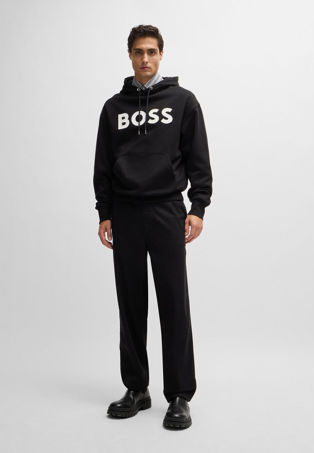 

Классические ботильоны BOSS, черный