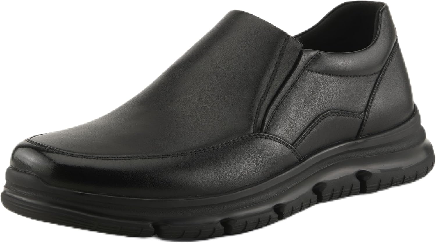 

Мужские лоферы Spring Step Kirk с эластичной вставкой - легкие и комфортные для повседневной носки с подошвой из ЭВА, черный