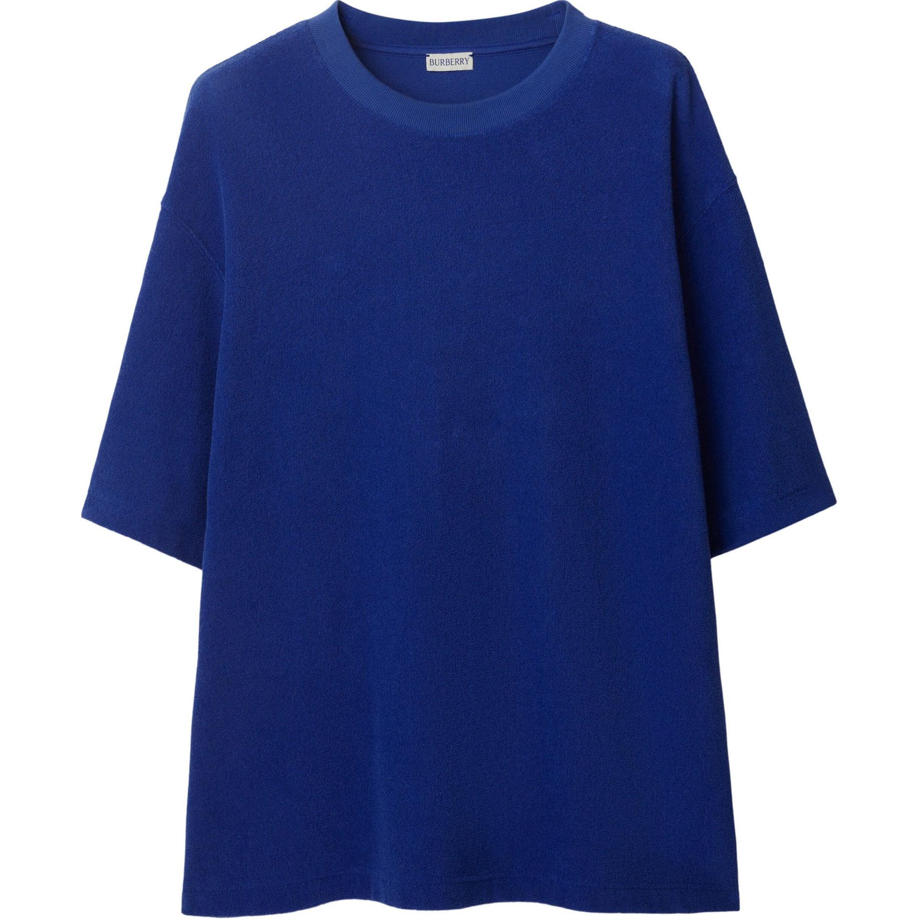 Футболка EKD Motif Crewneck махровая Burberry, королевский синий — фото 3