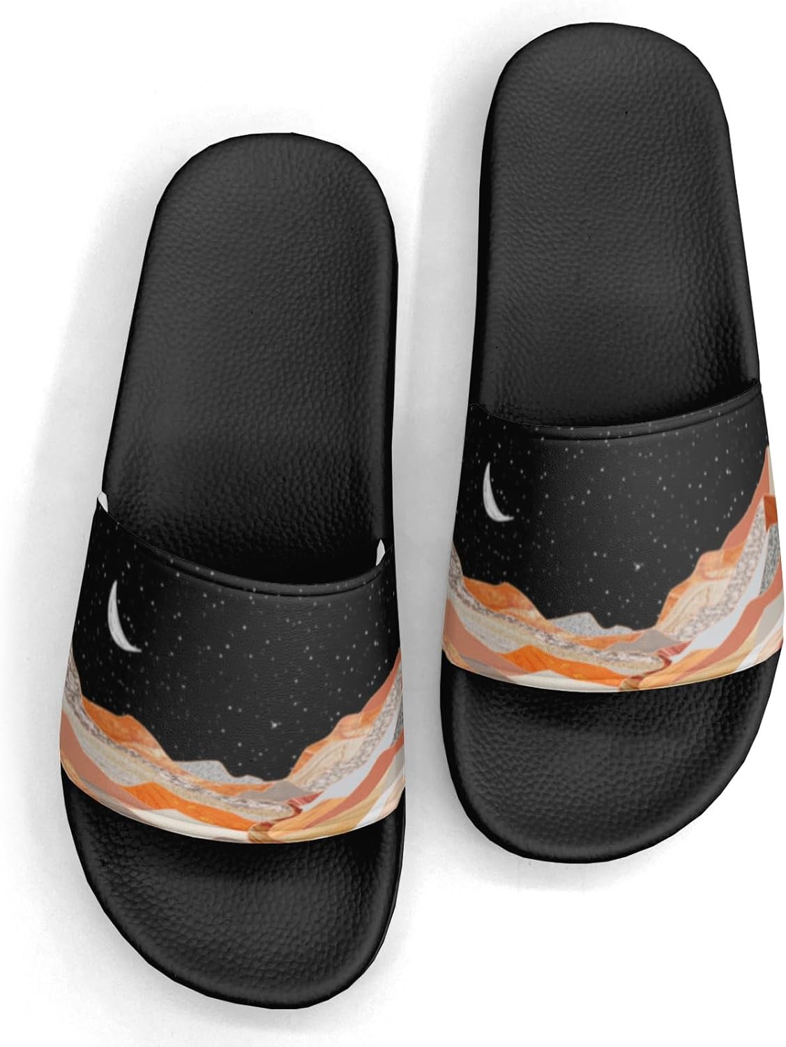 

Женские и мужские тапочки-сандалии с дизайном в виде бабочки, цветка и листа Generic, Bohemian Star Desert Custom