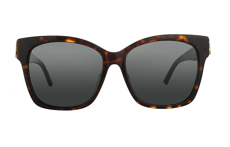 Balenciaga Солнечные очки с квадратной оправой, Tortoiseshell — фото 4
