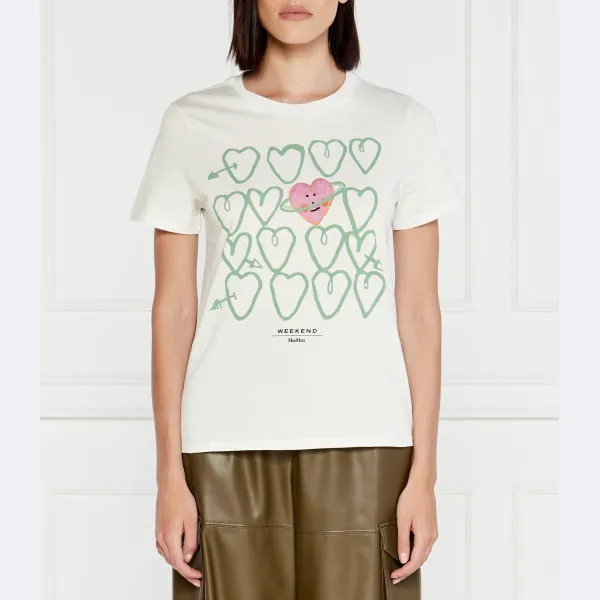 

Футболка стандартного кроя Max Mara, белый