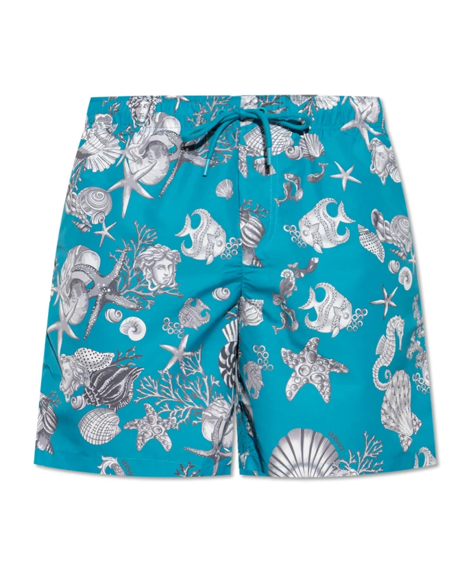 

Шорты для серфинга в галерее Versace, синий