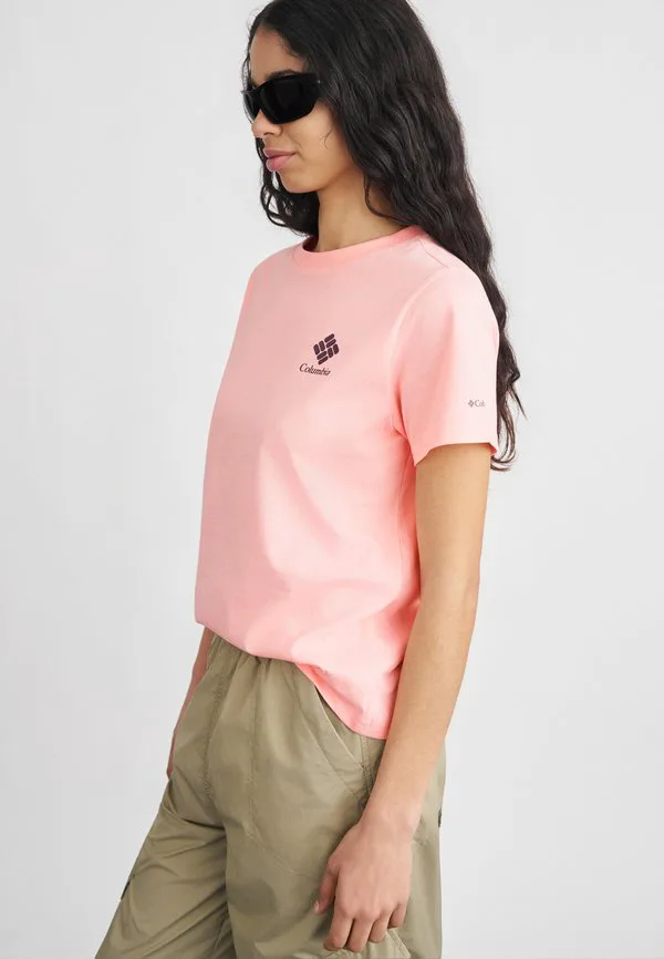 

Футболка с графическим рисунком «rolling bend» Columbia, Pink Sand, Розовый, Футболка с графическим рисунком «rolling bend» Columbia, Pink Sand