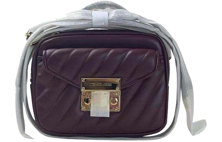 

MICHAEL KORS Женская сумка-кошелек из розовой кожи для фотоаппарата, дамская сумочка, сумка через плечо, Trumpets, цвет фуксия