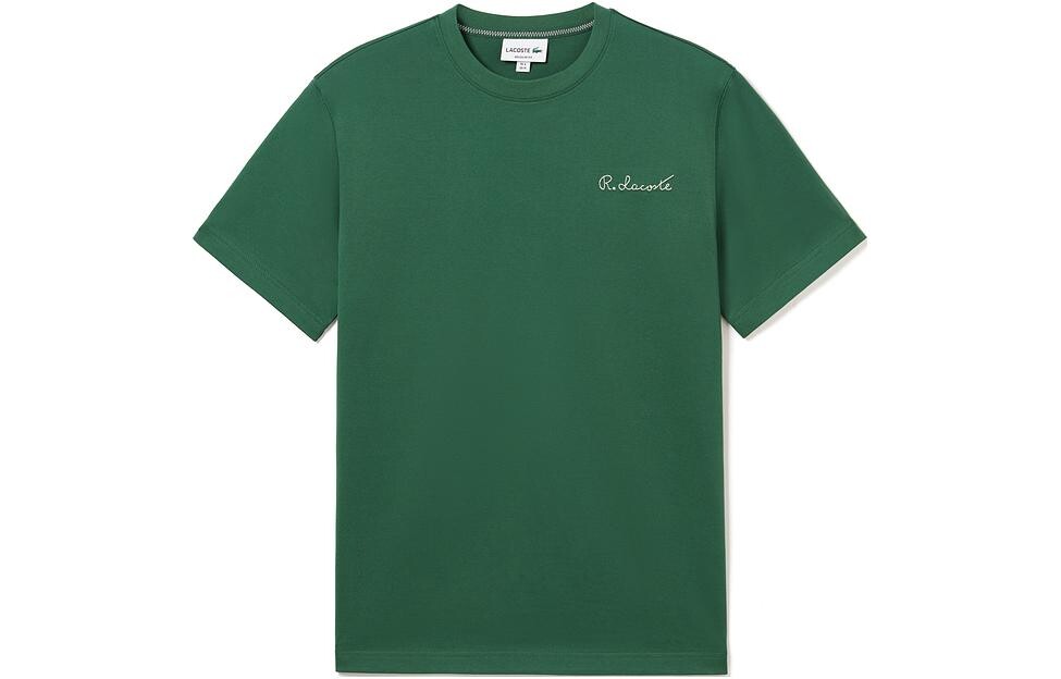 LACOSTE Мужская футболка, цвет 132/ crocodile green — фото 3