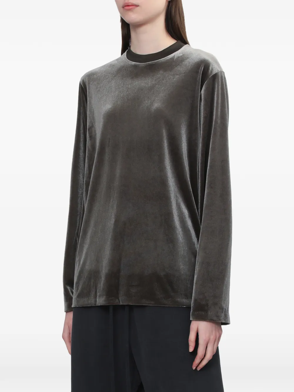 Толстовка с длинными рукавами Fear Of God Essentials, серый — фото 3