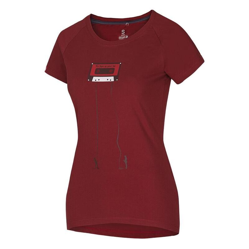 

Футболка женская Ocun Raglan T винная