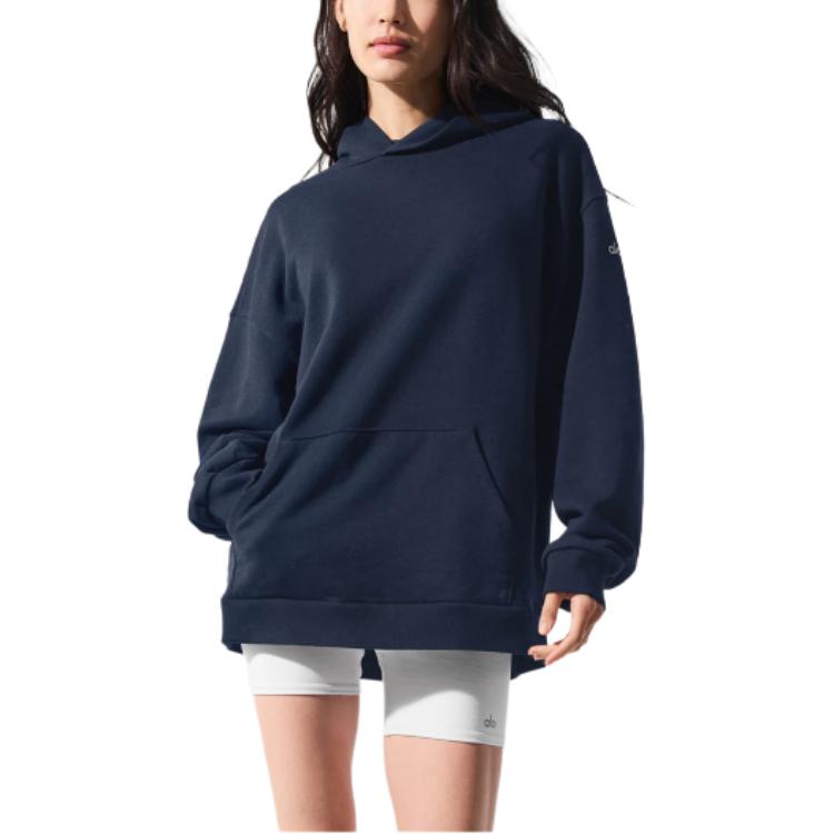 

Толстовка с капюшоном Chill мужская Alo Yoga, синий/темно-синий