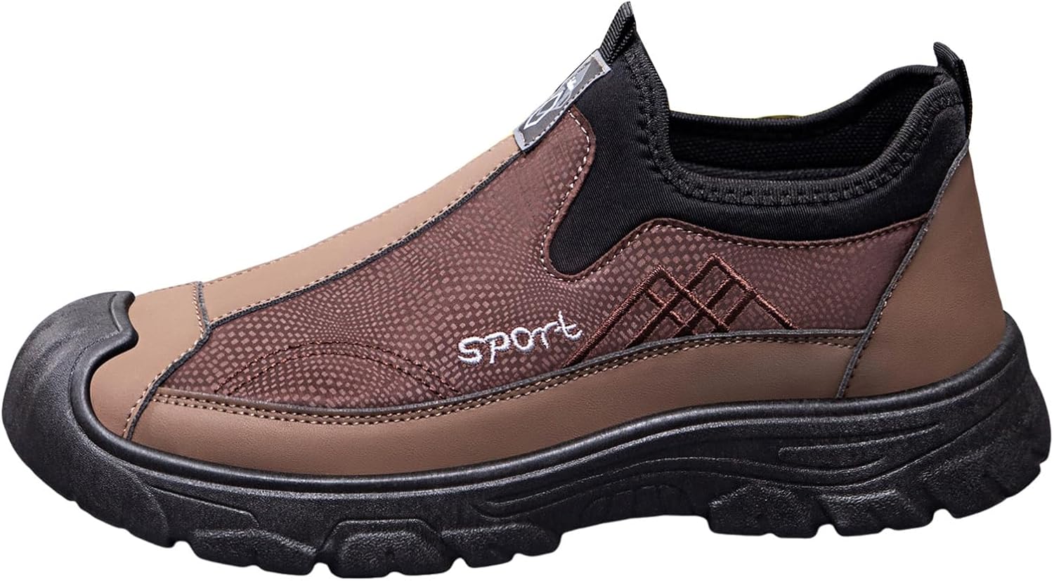 

Мужские кроссовки IWIHMIV для прогулок, легкие, противоскользящие, для бега и активного отдыха, комфортные кроссовки, Coffee