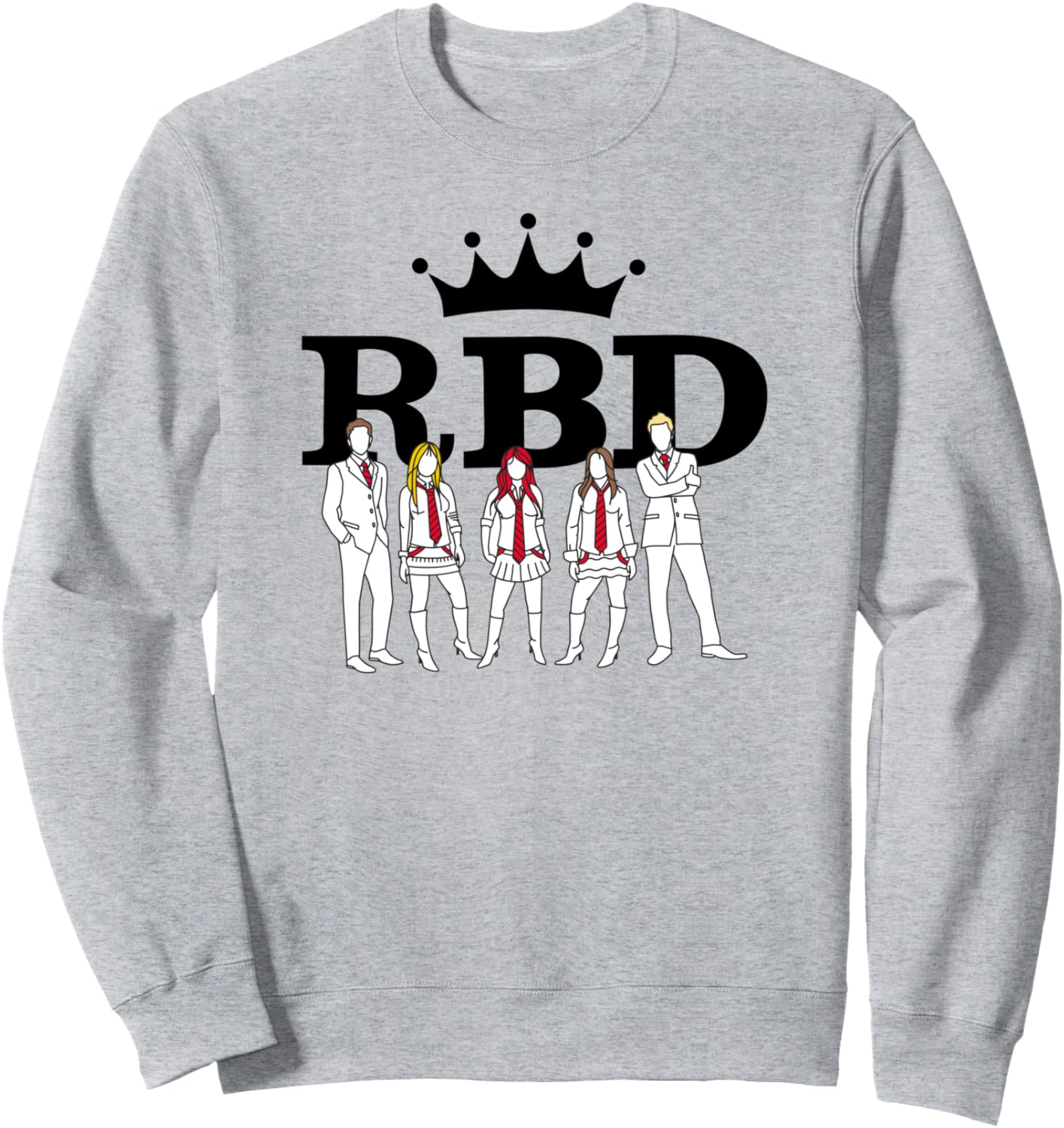 

Толстовка Rebelde Tour 2023 для концертов Rebelde Rebelde Rbd, серый