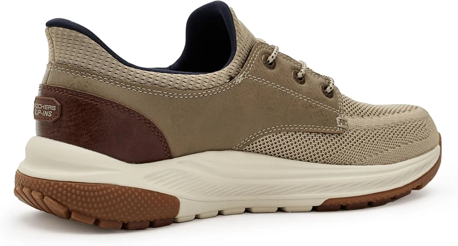 Мужские кроссовки Skechers Meroe-Alden, Taupe — фото 3