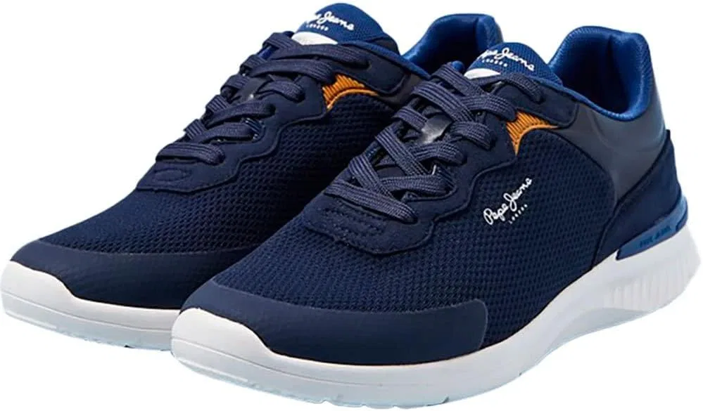 Мужские спортивные кроссовки Pepe Jeans London Herren Jay-pro Sport Sneaker, 595Navy — фото 2
