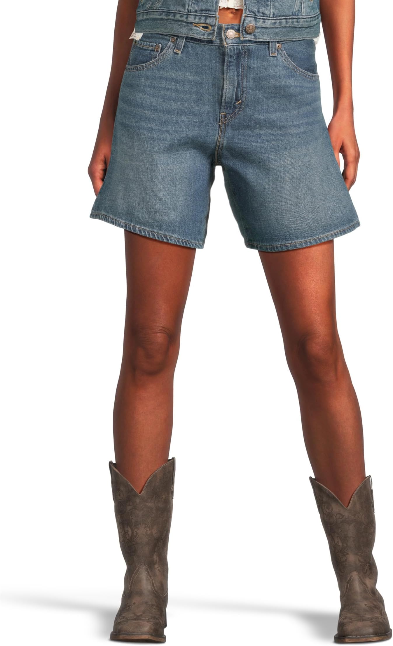 

Шорты Levi's Premium High Baggy Short, Stop Flaxing