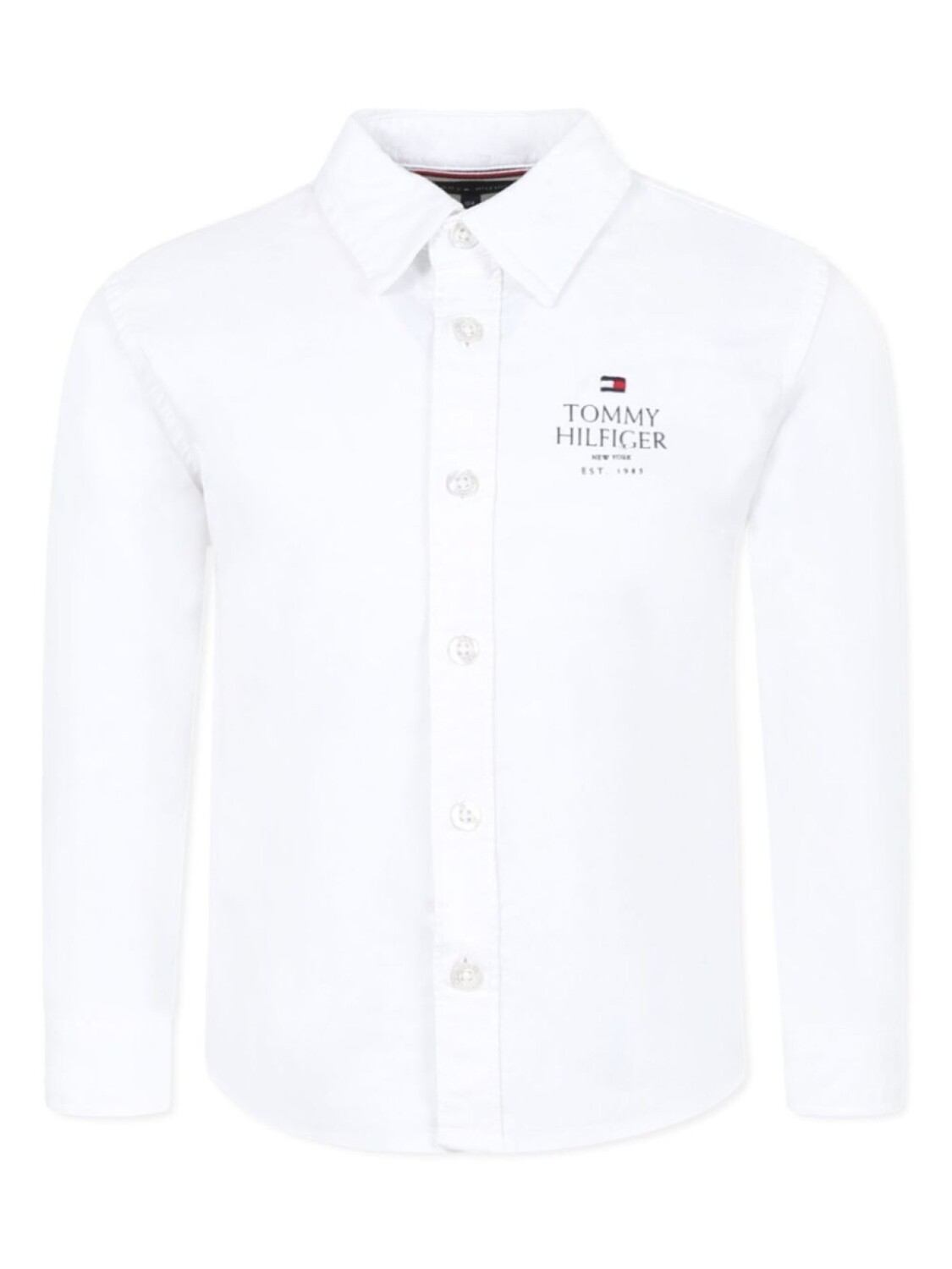 

Рубашка с логотипом Tommy Hilfiger Junior, белый
