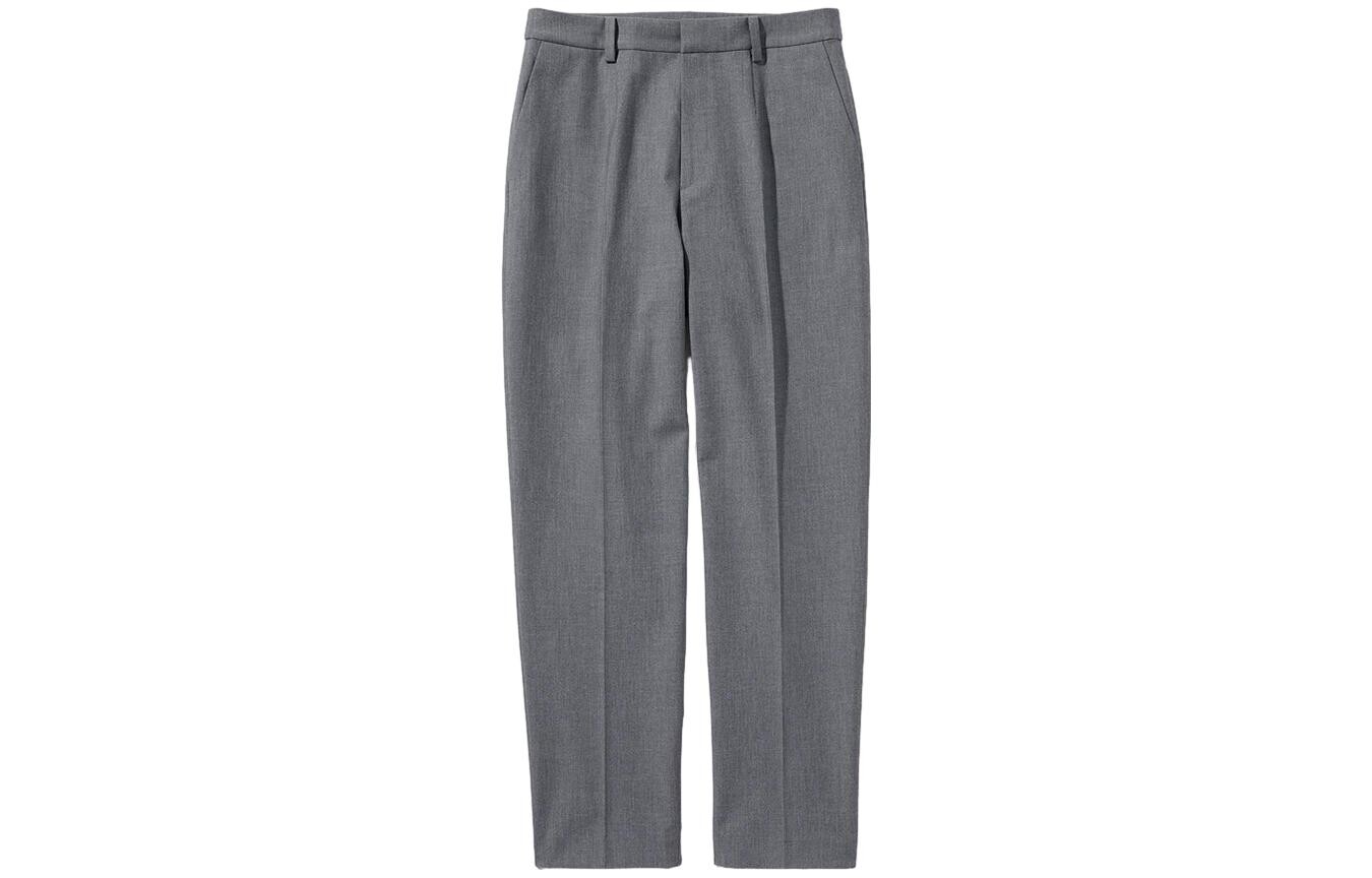 

Повседневные брюки женские небесно-серые Uniqlo