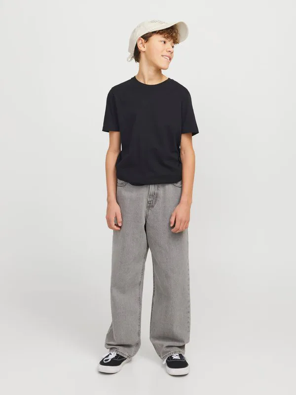 Джинсы прямого кроя jjialex jjoriginal Jack & Jones Junior, Grey Denim — фото 2