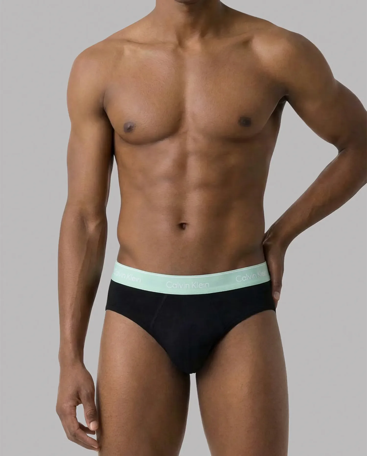 Набор из 3 трусов - Icon Cotton Stretch Calvin Klein, черный — фото 3