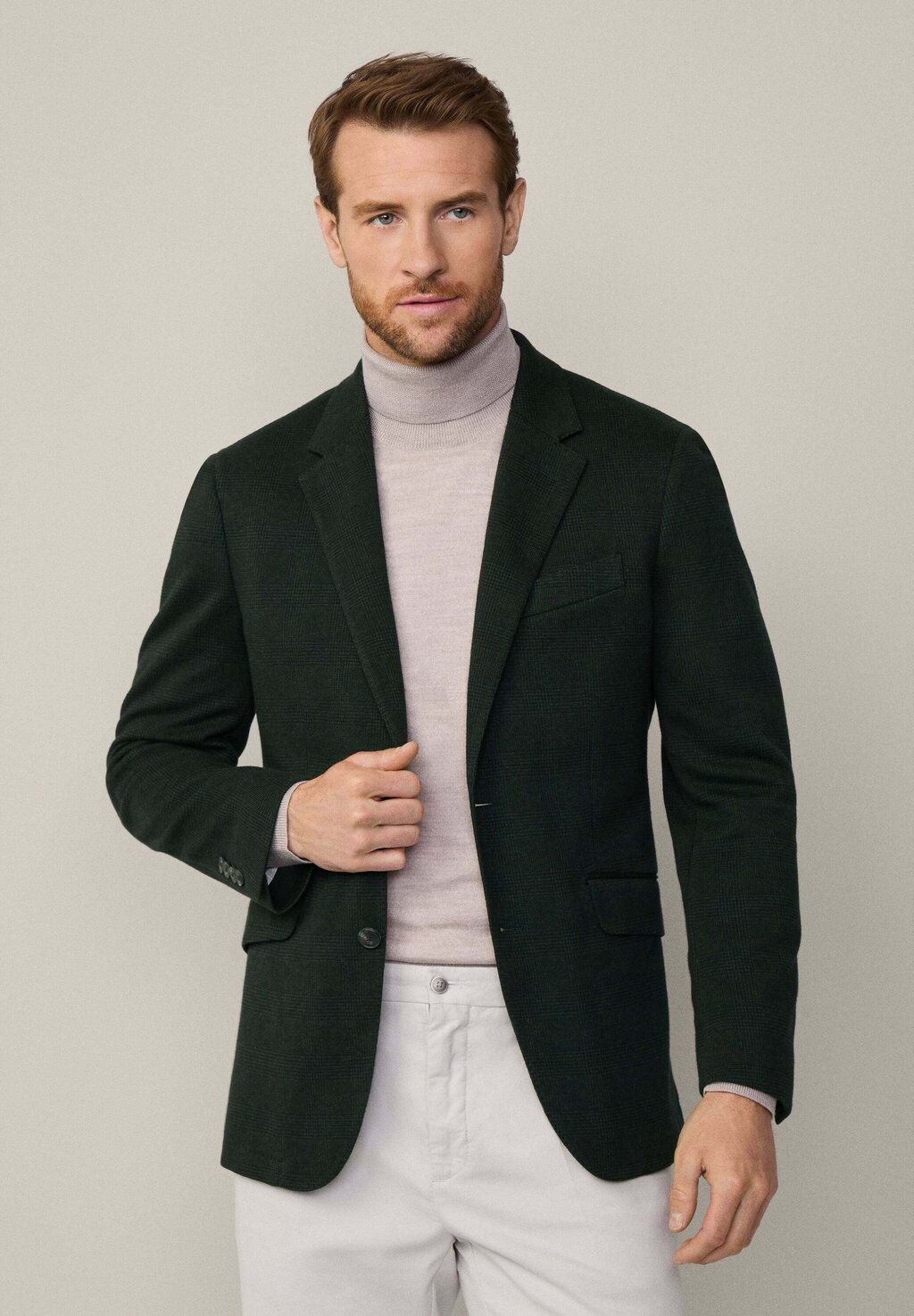 

Пиджак Hackett London, зеленый