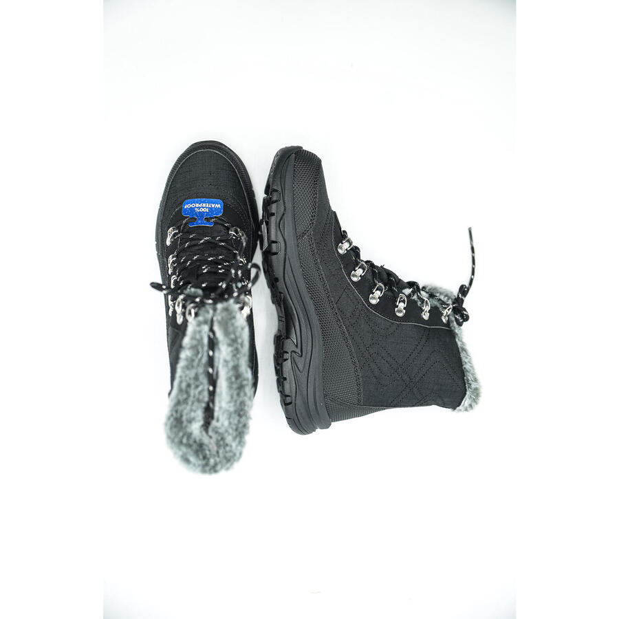 Ботинки Skechers Trego Cold Blues, чёрные, женские — фото 2