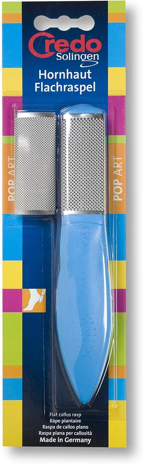 Плоская пилка для мозолей CREDO Pop Art, синяя Credo, Blue — фото 2