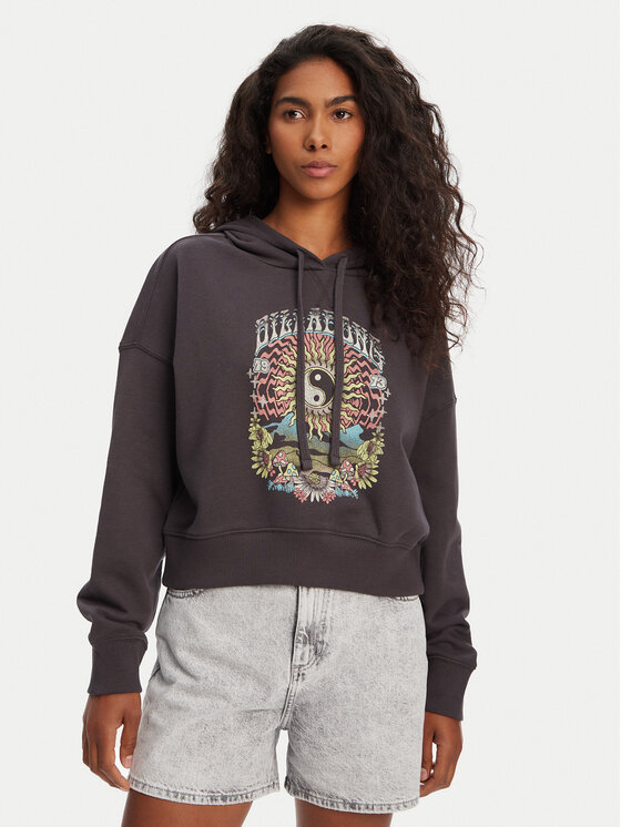 

Толстовка свободного кроя All Time EBJFT00146 Billabong, черный