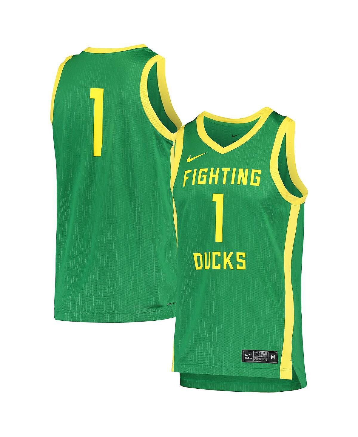 

Мужская баскетбольная майка #1 Green Oregon Ducks Replica Nike