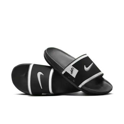 Шлепанцы Nike Offcourt (Chicago White Sox) Offcourt Slides, цвет Black/Dark Smoke Grey/White