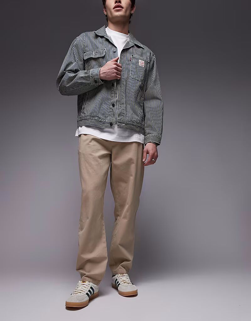 

Мешковатые брюки Topman Essential в цвете Stone