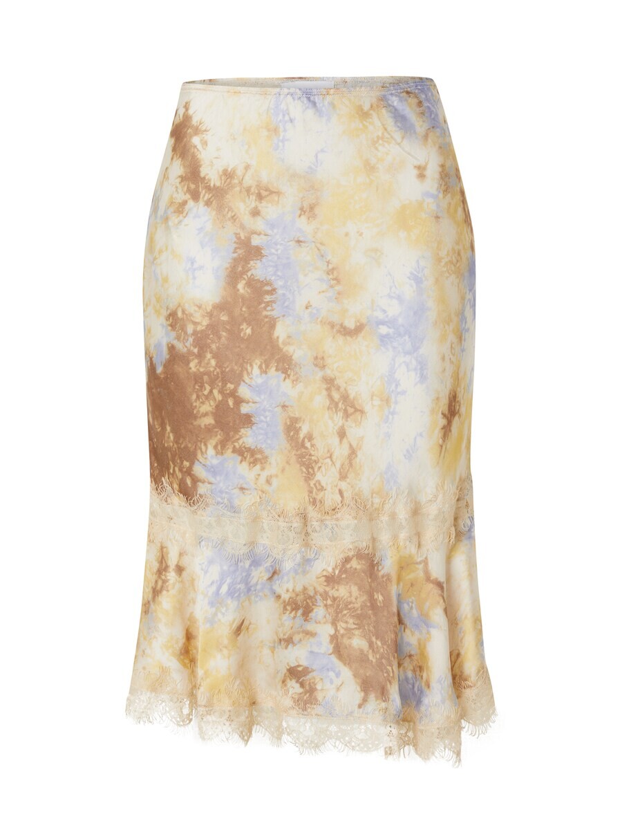 

Юбка миди TOPSHOP Skirt, бежевый